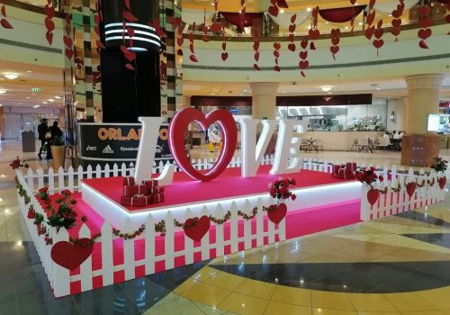 mall activation, mall decoration, valentine, Christmas, eid, decoration